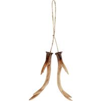 Geweih Hermes - Creme/Braun, MODERN, Kunststoff (13/2/8cm) - Luca Bessoni
