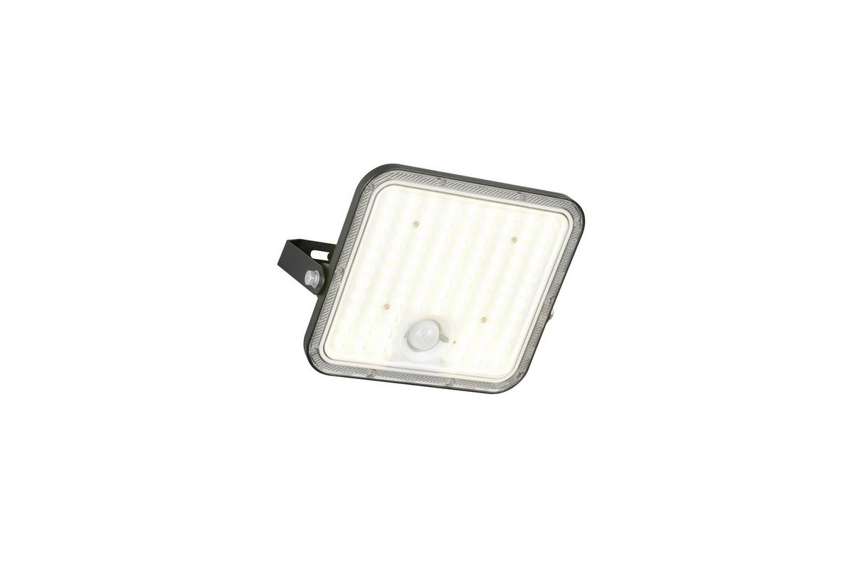 Außenwandleuchte Acora Solar Schwarz B: 19 cm - Schwarz, KONVENTIONELL, Kunststoff (20/19/4,5cm)