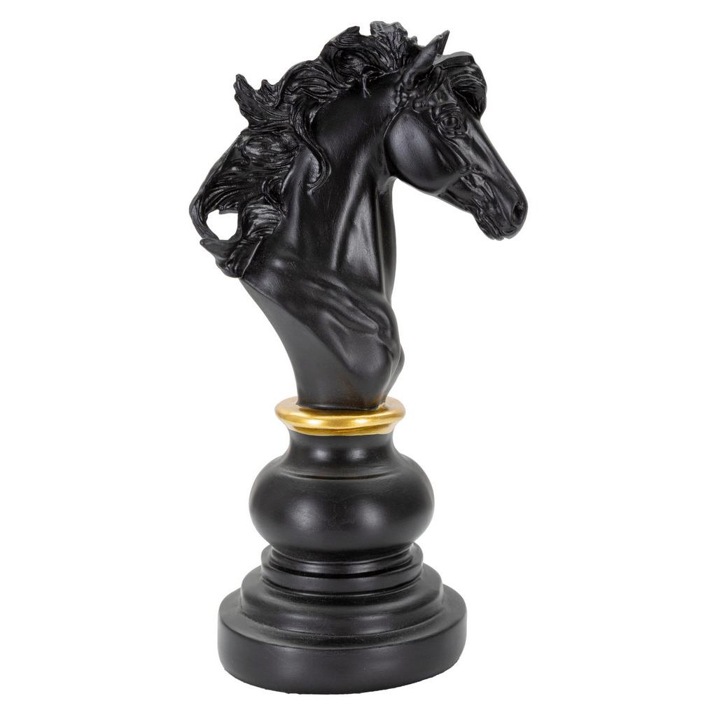 Skulptur Black and Horse B: 14 cm