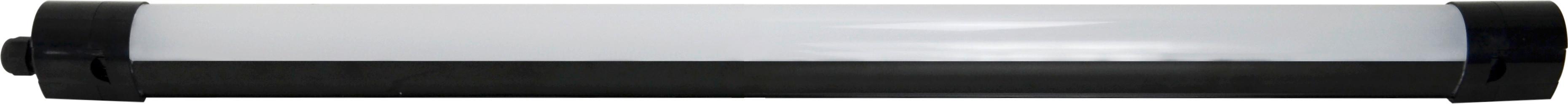 LED-Deckenleuchte L: 62 cm, für In-und Outdoor - Schwarz, Basics, Kunststoff (62/6/6cm)