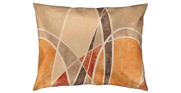 Satin Bettwäsche 140x200 cm Nora Beige/Terracotta Streifen - Beige/Terracotta, ROMANTIK / LANDHAUS, Textil (140/200cm) - James Wood