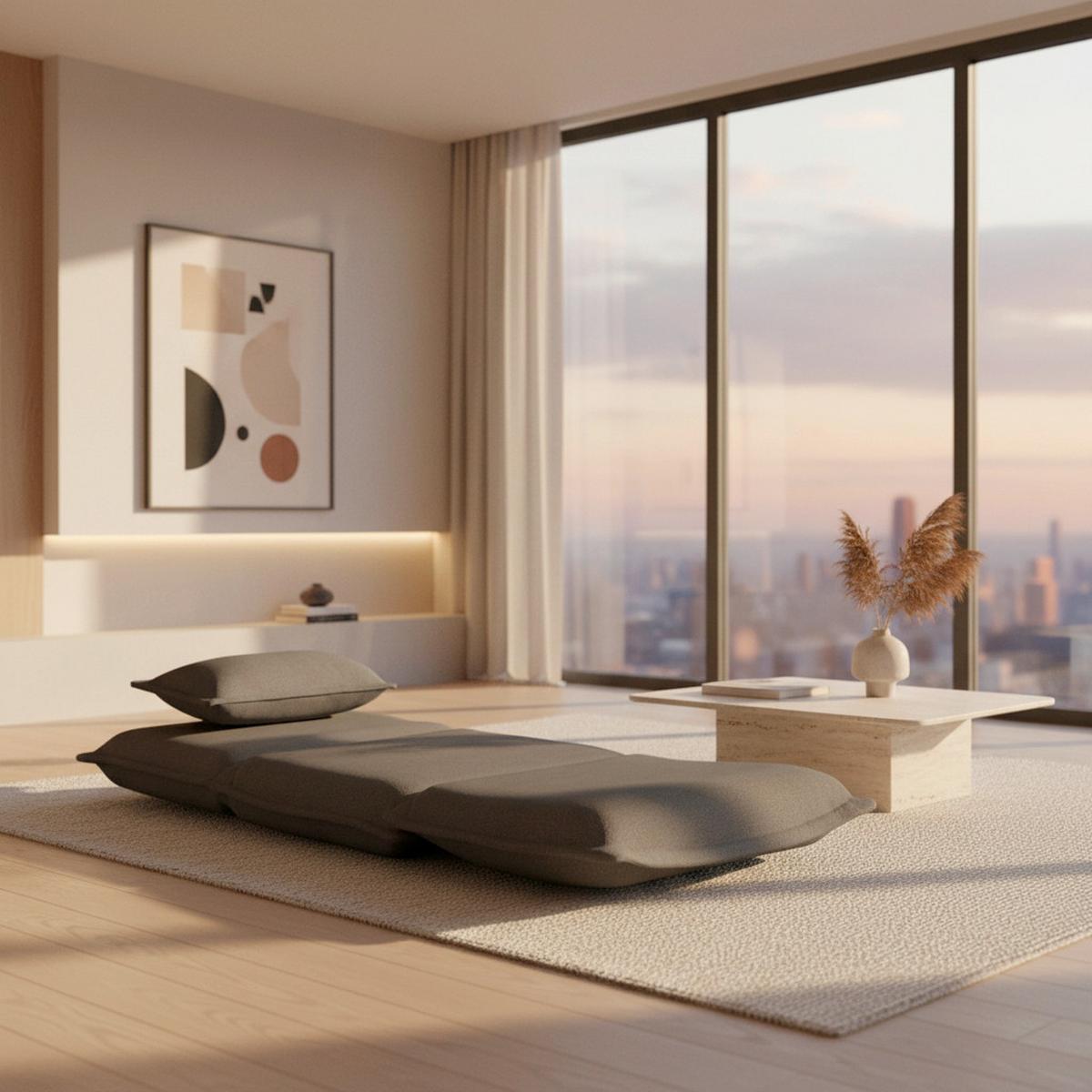 Rozkladacie kreslo TAMARA, tmavosivé buklé, max. 120 kg - tmavosivá, Modern, kov/textil (82/31/69cm) - Bessagi Home