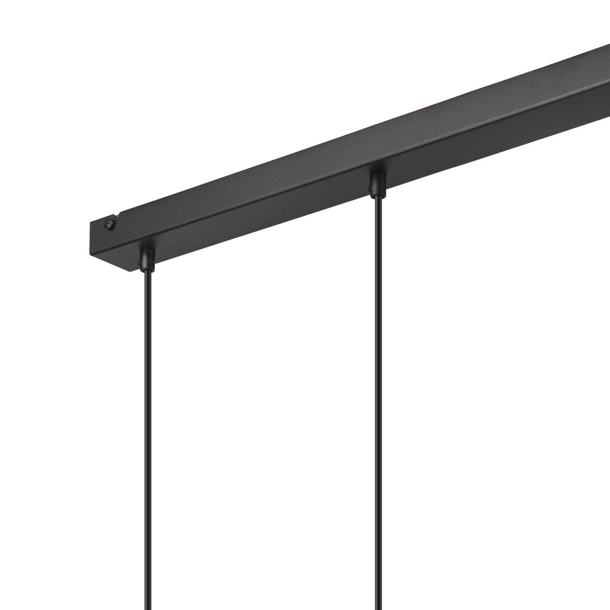 Hängeleuchte 42138 Nico Black - Schwarz Hochglanz, Basics, Metall (70/8/80cm)