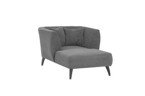 XXL-Sessel inkl. Zierkissen Colori Grau - Schwarz/Grau, MODERN, Textil (108/84/155cm) - MID.YOU