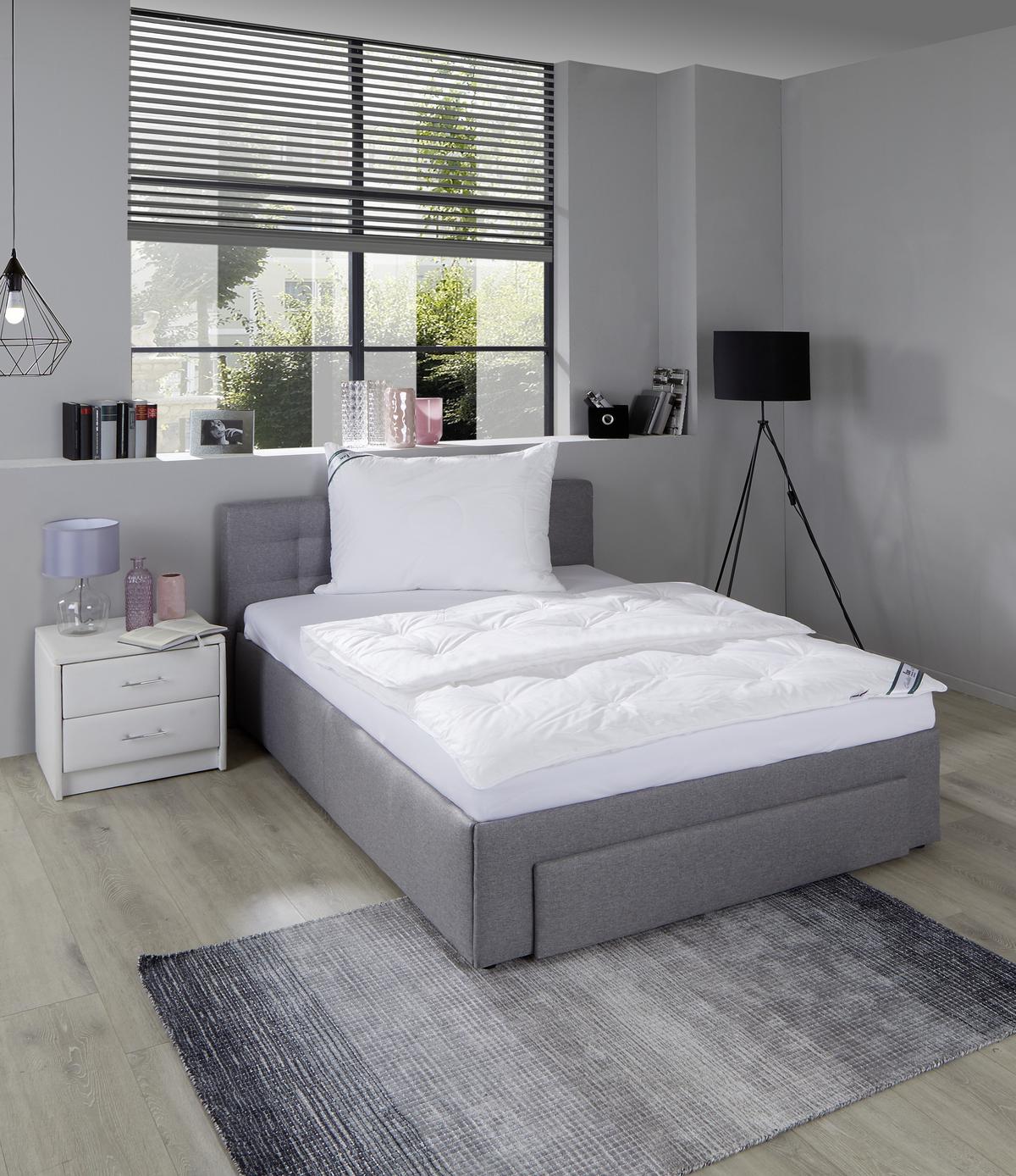 Leichtdecke First Class 2 Polyester 200x140 Cm - Weiß, MODERN, Textil (140/200cm) - FAN