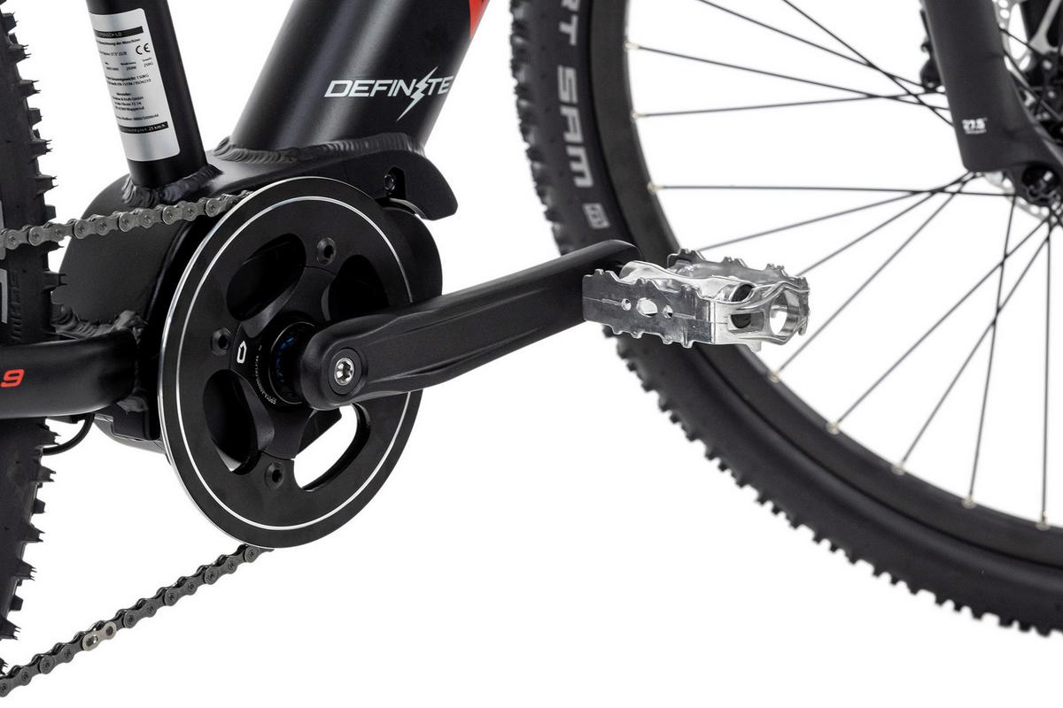 Elektrofahrrad 27,5 Zoll, 120 Km - Schwarz, Basics, Metall (180/70/100cm)
