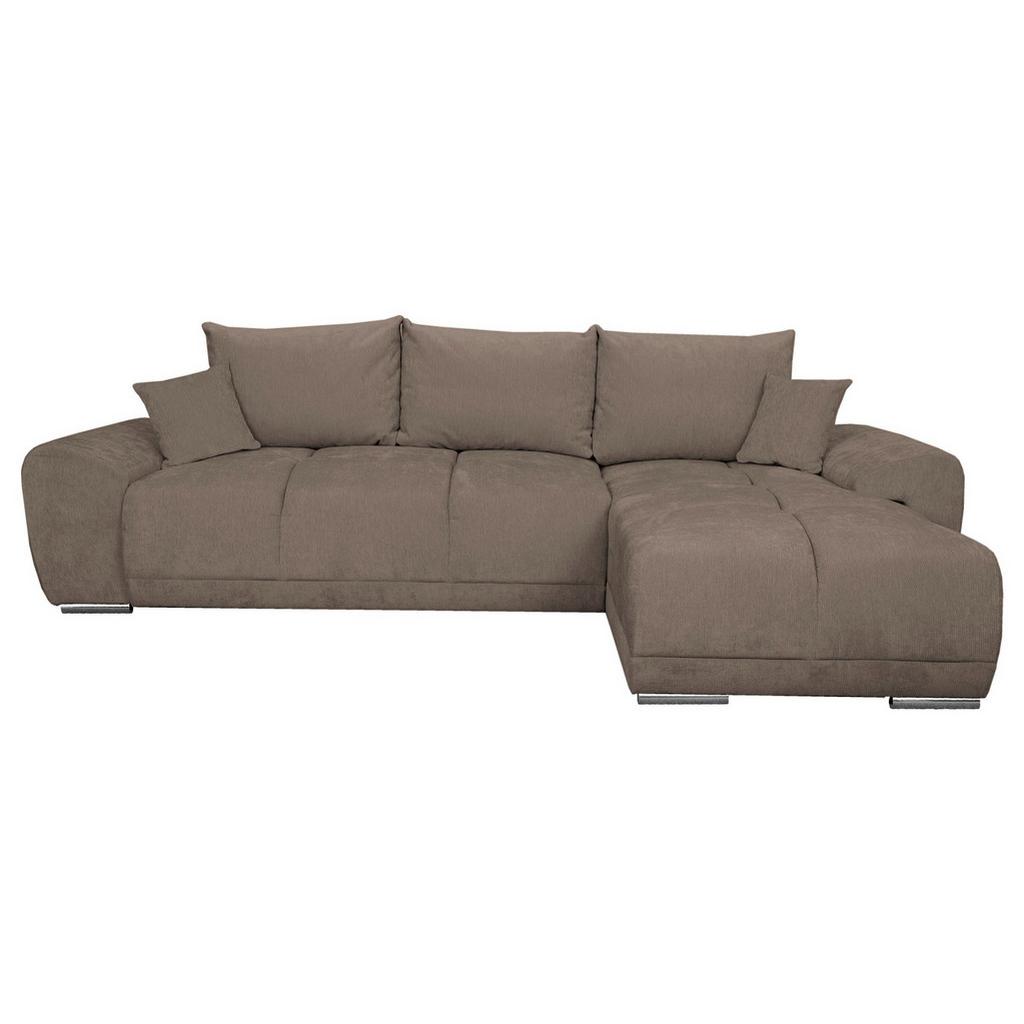 ECKSCHLAFSOFA Ramon, Taupe S: 296x182 cm