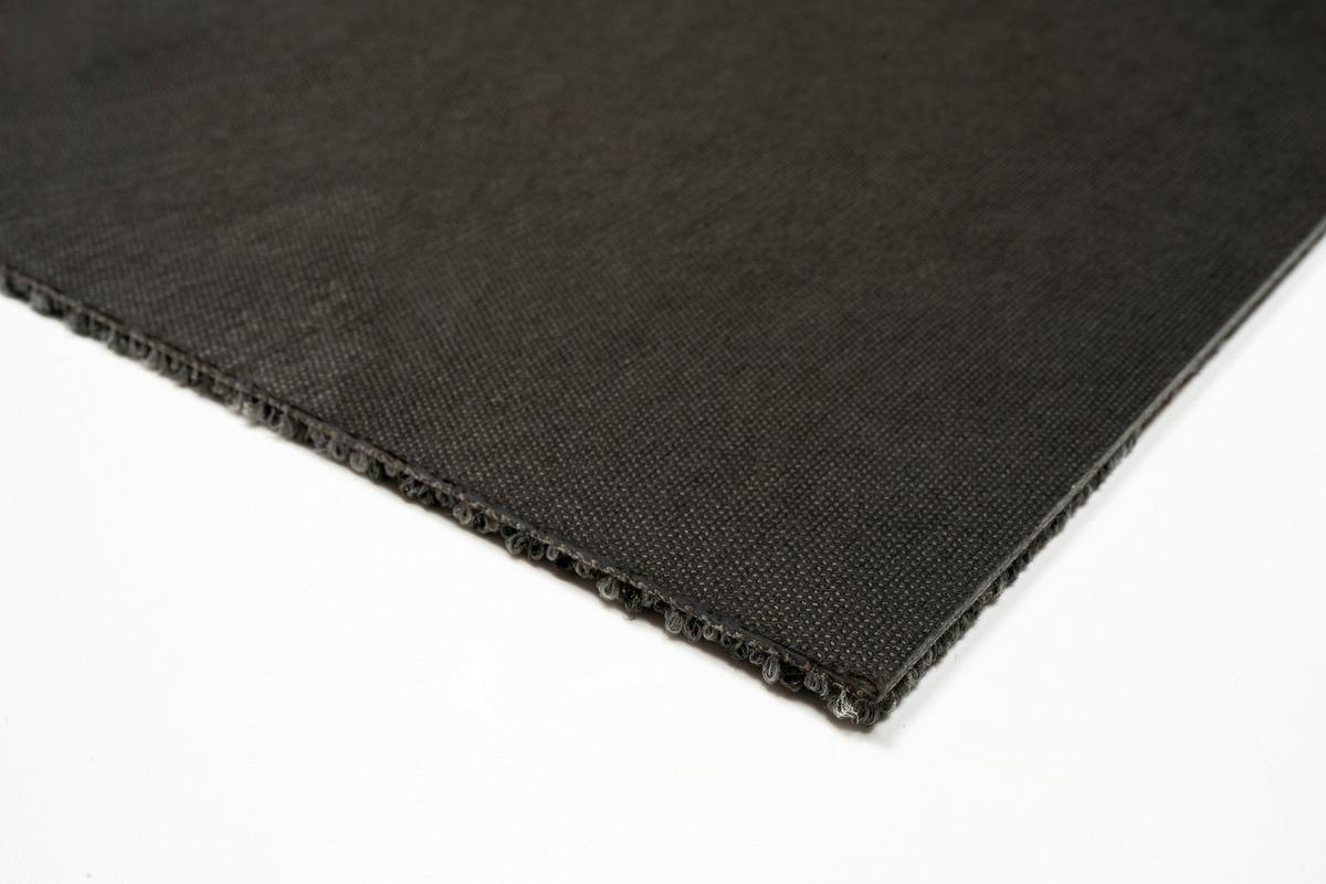 Teppichfliese Dunkelgrau Ambition 50x50 cm Florhöhe 3mm - Dunkelgrau, Basics, Textil (50/50cm)