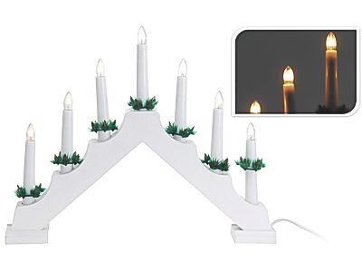 Adventi Gyertyatartó Ax8000110 - Fa (40/10/30cm)