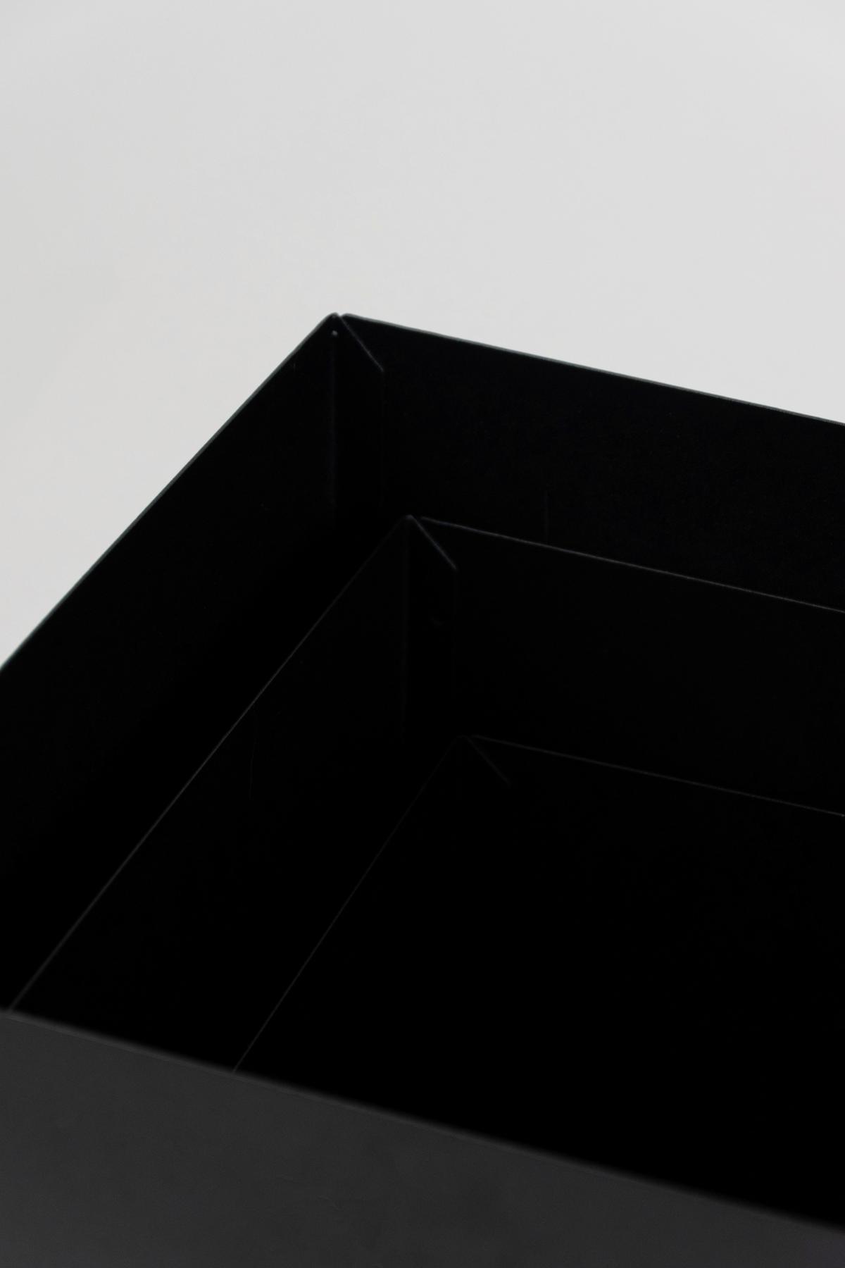 Blumenständer Metall Schwarz BxHxT: 19x19x19 cm - Schwarz, Basics, Metall (19/19/19cm)