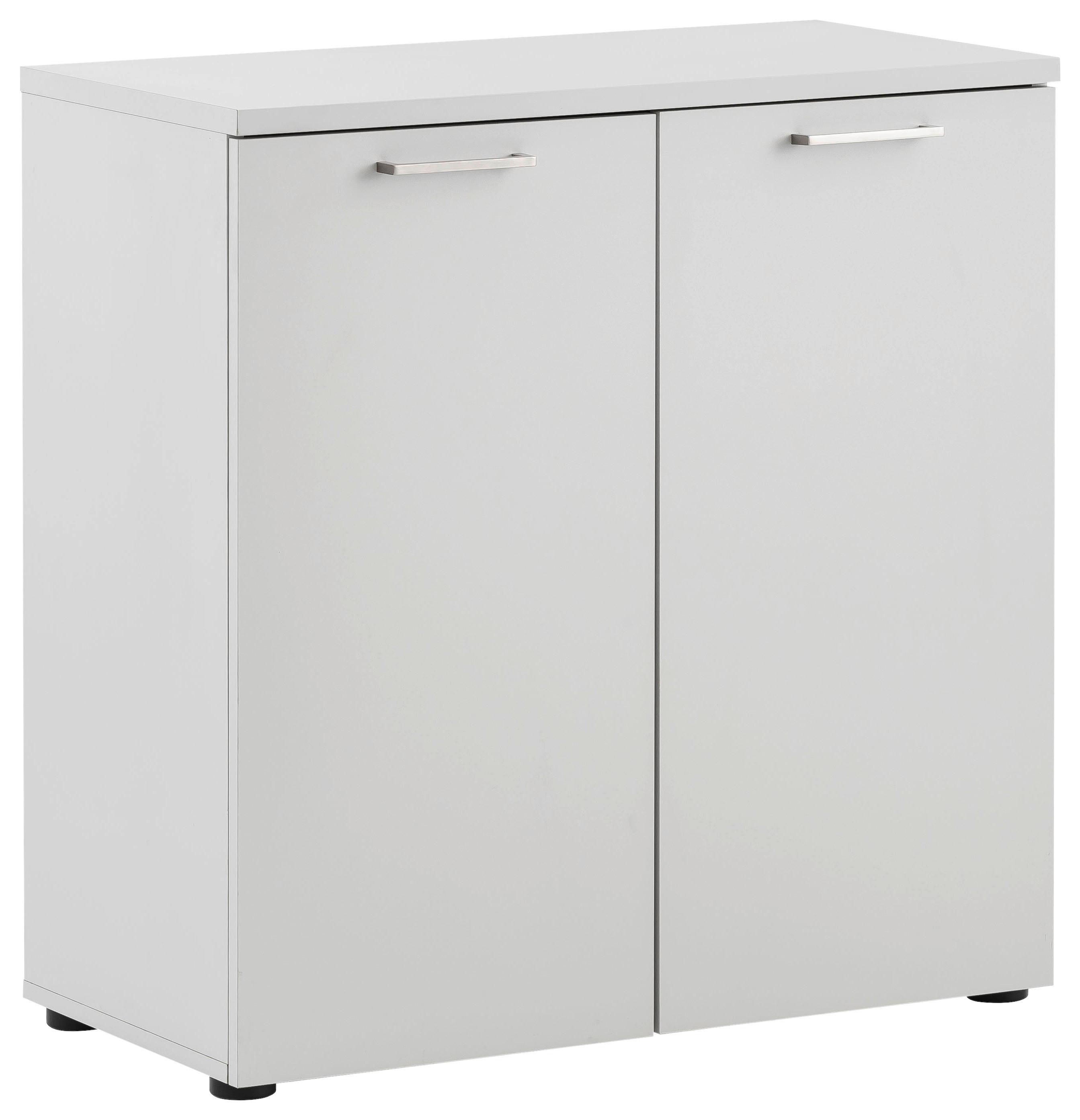Aktenschrank Serie1500 80,2cm Holzwerkstoff/Metall Hellgrau