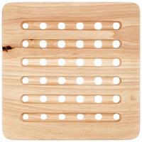 Topfuntersetzer Aus Holz Malea, 19x19 Cm - Naturfarben, ROMANTIK / LANDHAUS, Holz (19/19/1.2cm) - James Wood