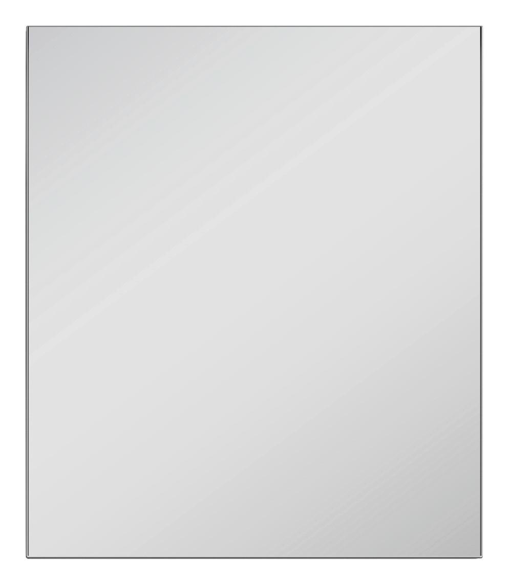 Wandspiegel Jakob Anthrazit B: 60 Cm - Anthrazit, LIFESTYLE, Glas/Holzwerkstoff (60/70/2cm) - MID.YOU