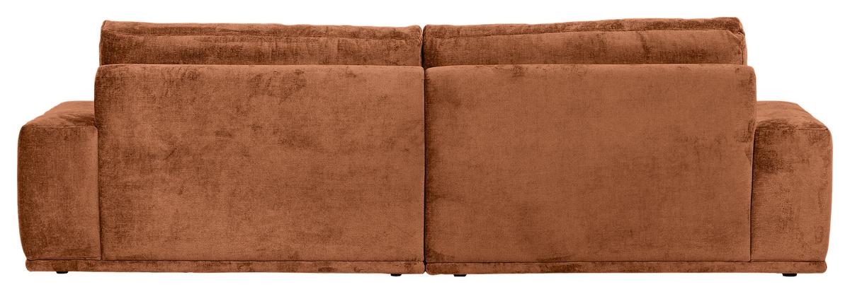 Bigsofa Mezino B: 282 cm Braun Chenille - Schwarz/Braun, KONVENTIONELL, Textil (282/73/115cm) - MID.YOU