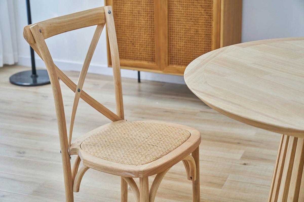 ARMLEHNSTUHL-SET Naturfarben 2-teilig - Naturfarben, MODERN, Holz (48/89/52cm) - MID.YOU