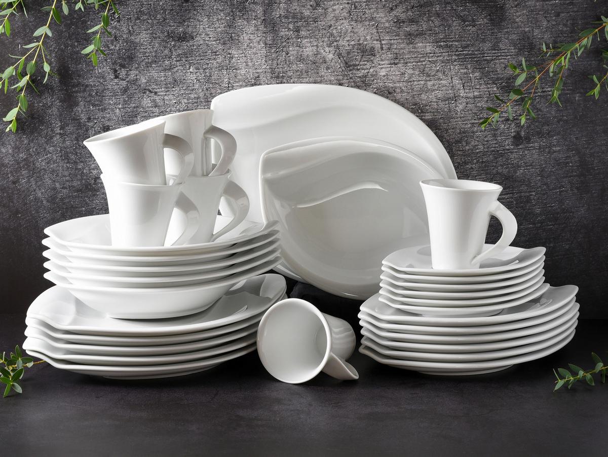 Kombiservice Acacia Creatable 30-teilig Weiß