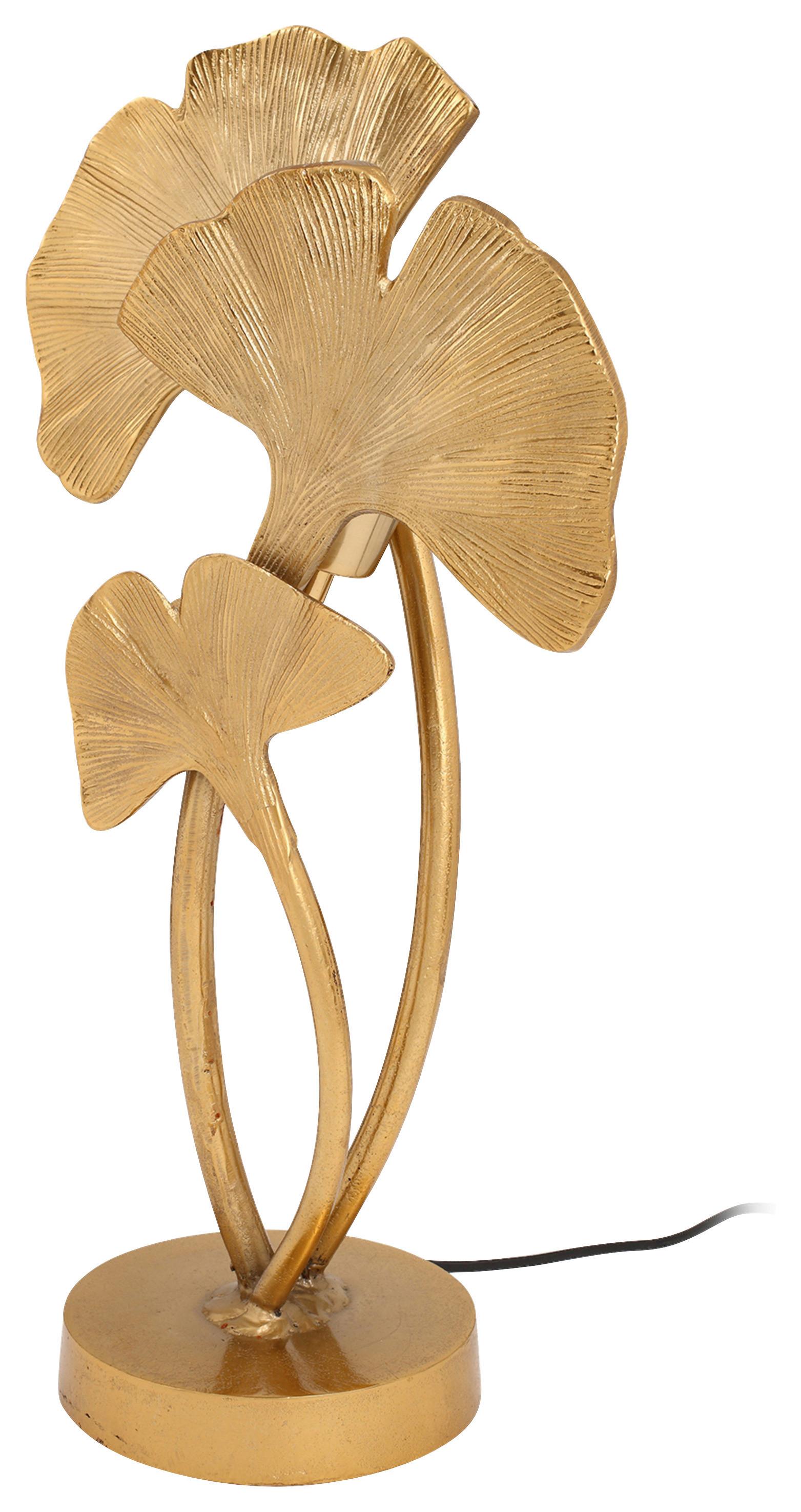 Tischleuchte Bailey 300 Goldfarben B: 16 Cm - Goldfarben, Basics, Metall (24/16/52cm) - Kayoom