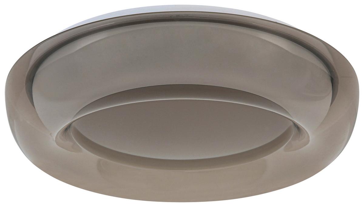 LED-Deckenleuchte Lejla Ø 50 cm - Transparent/Weiß, MODERN, Kunststoff/Metall (38/10cm) - Luca Bessoni