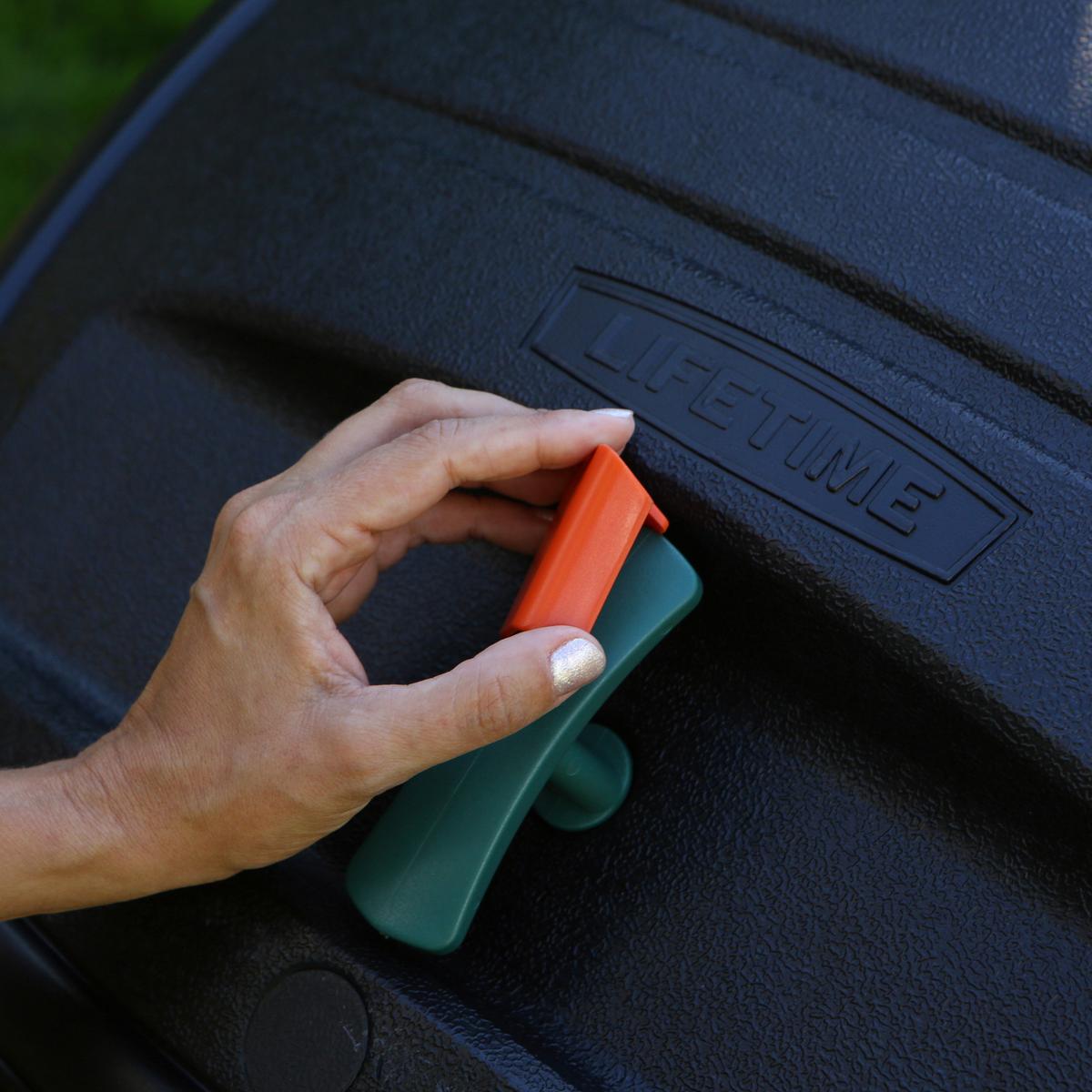 Komposter Kompost-Zwilling 380 L - Schwarz, Basics, Kunststoff (148/111/80cm)