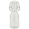 Universalflasche Irinai Ca. 0,15 L Mit Bügelverschluss - Klar/Weiß, KONVENTIONELL, Glas/Kunststoff (5,2/14cm) - Luca Bessoni