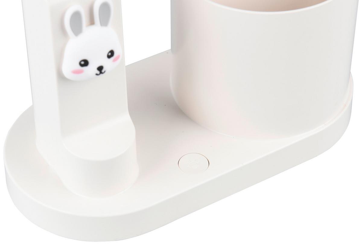LED-Schreibtischleuchte Meri - Weiß, MODERN, Kunststoff (17/8,5/43,5cm) - BUNINO