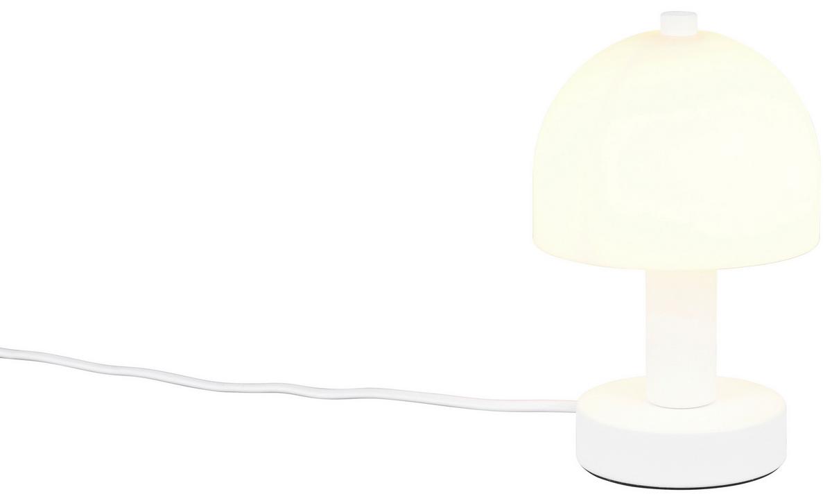 Tischleuchte Mio - Weiß, Basics, Glas/Metall (9/19cm) - James Wood