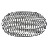 Servírovací podnos Shiva, Ø: 37,5cm - bílá/černá, Lifestyle, keramika (37,5cm) - Premium Living