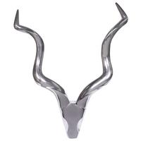 Wanddeko Wohnling Silberfarben B: 80 Cm - Silberfarben, MODERN, Metall (80/110/10cm) - MID.YOU