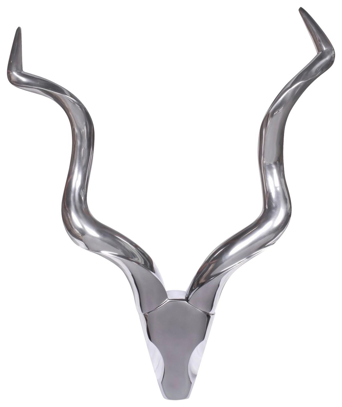 Wanddeko Wohnling Silberfarben B: 80 Cm - Silberfarben, MODERN, Metall (80/110/10cm) - MID.YOU
