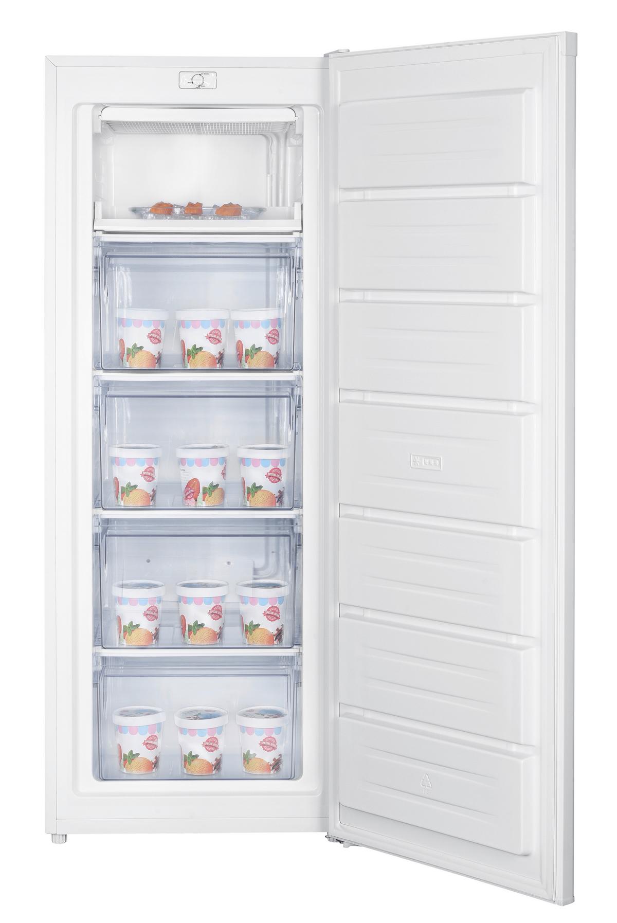 Gefrierschrank Ceem Ff 165 - Weiß, Basics, Glas/Kunststoff (54,5/142,8/59cm) - CEEM