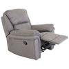 Fernsehsessel Saranda - Schwarz/Grau, Design, Kunststoff/Textil (98.5/96/99cm) - Livetastic