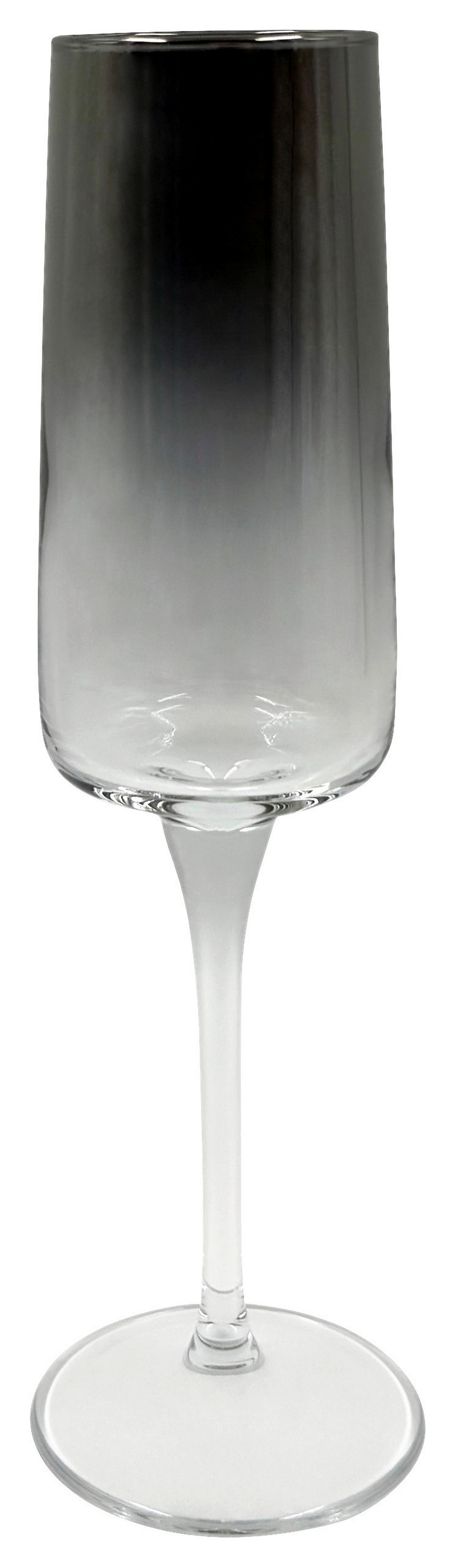 Champagnerglas Rene - Schwarz, Basics, Glas (190ml) - Luca Bessoni