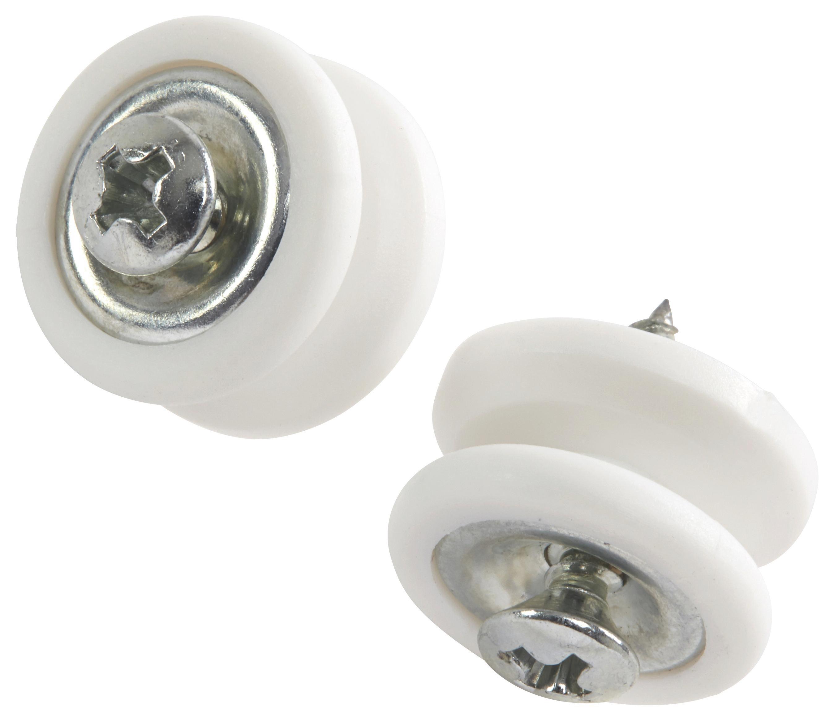 Rögzítő Fehér - Fehér, konvencionális, Műanyag/Fém (1/1.5cm)