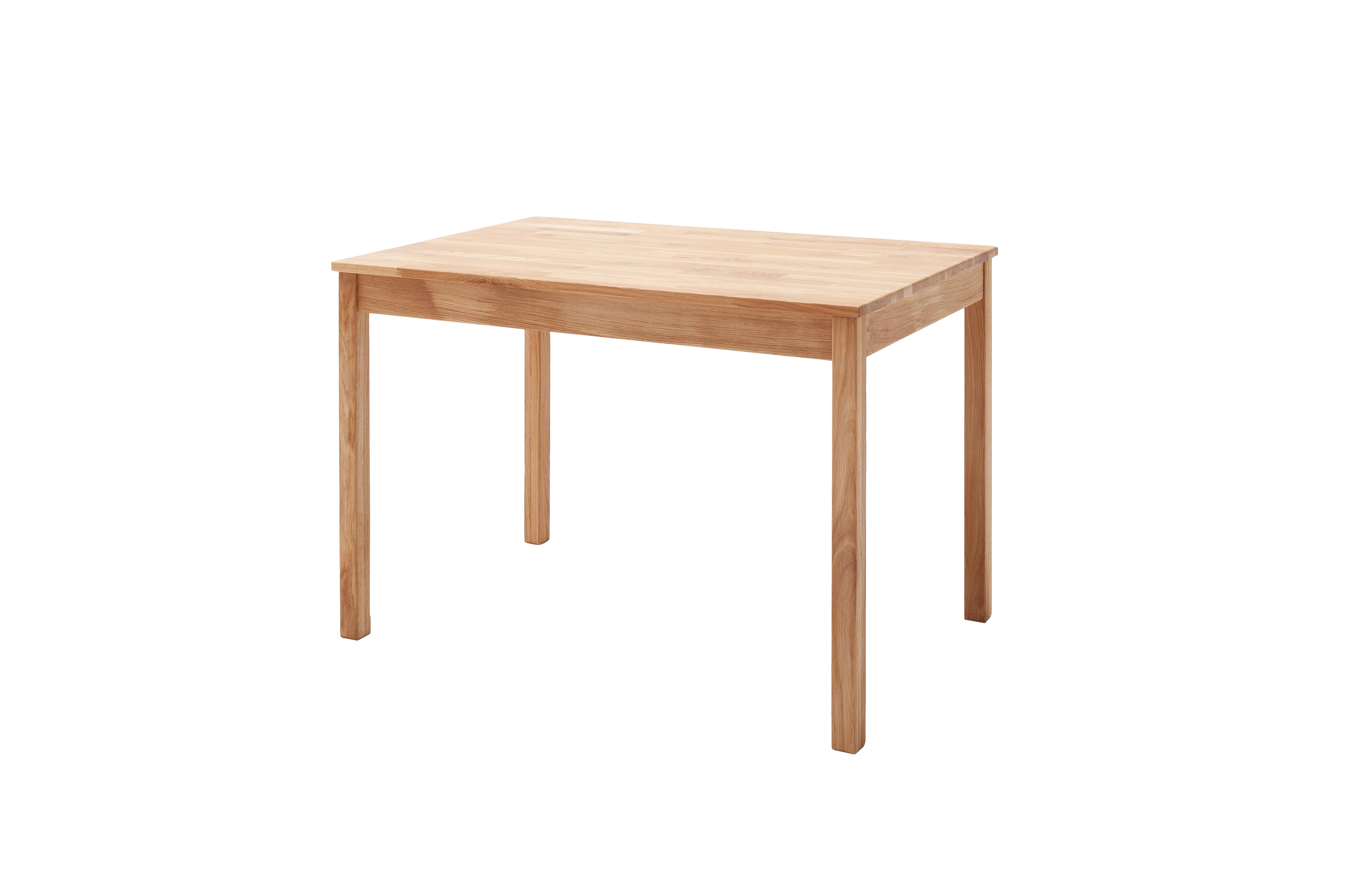 Esstisch mit Echtholz-Platte Alfons 110x76 cm Wildeiche - Kernbuche, LIFESTYLE, Holz (110/76/70cm) - MID.YOU