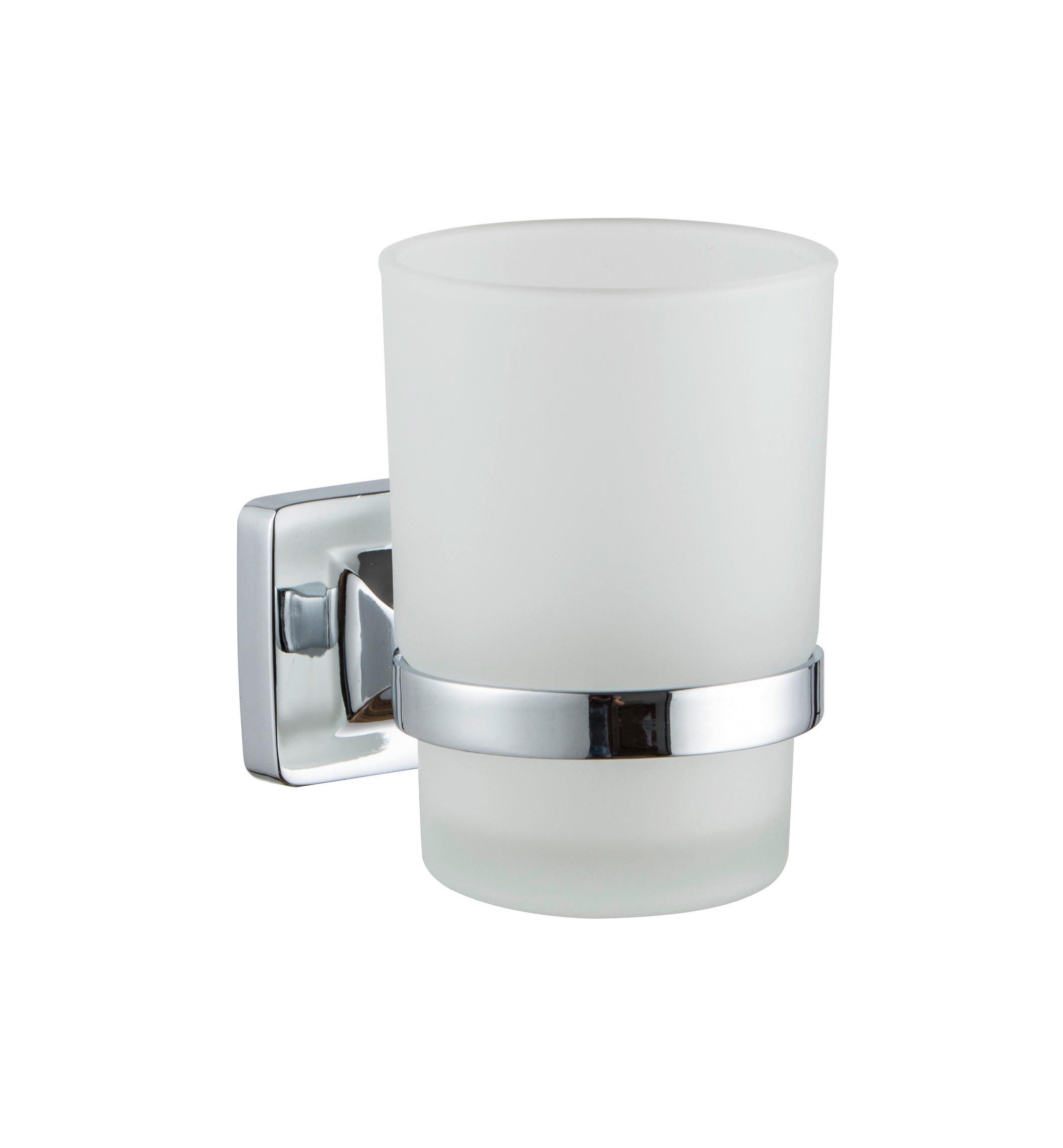 Fogkefetartó Solo 4102 - Konventionell, Üveg/fém