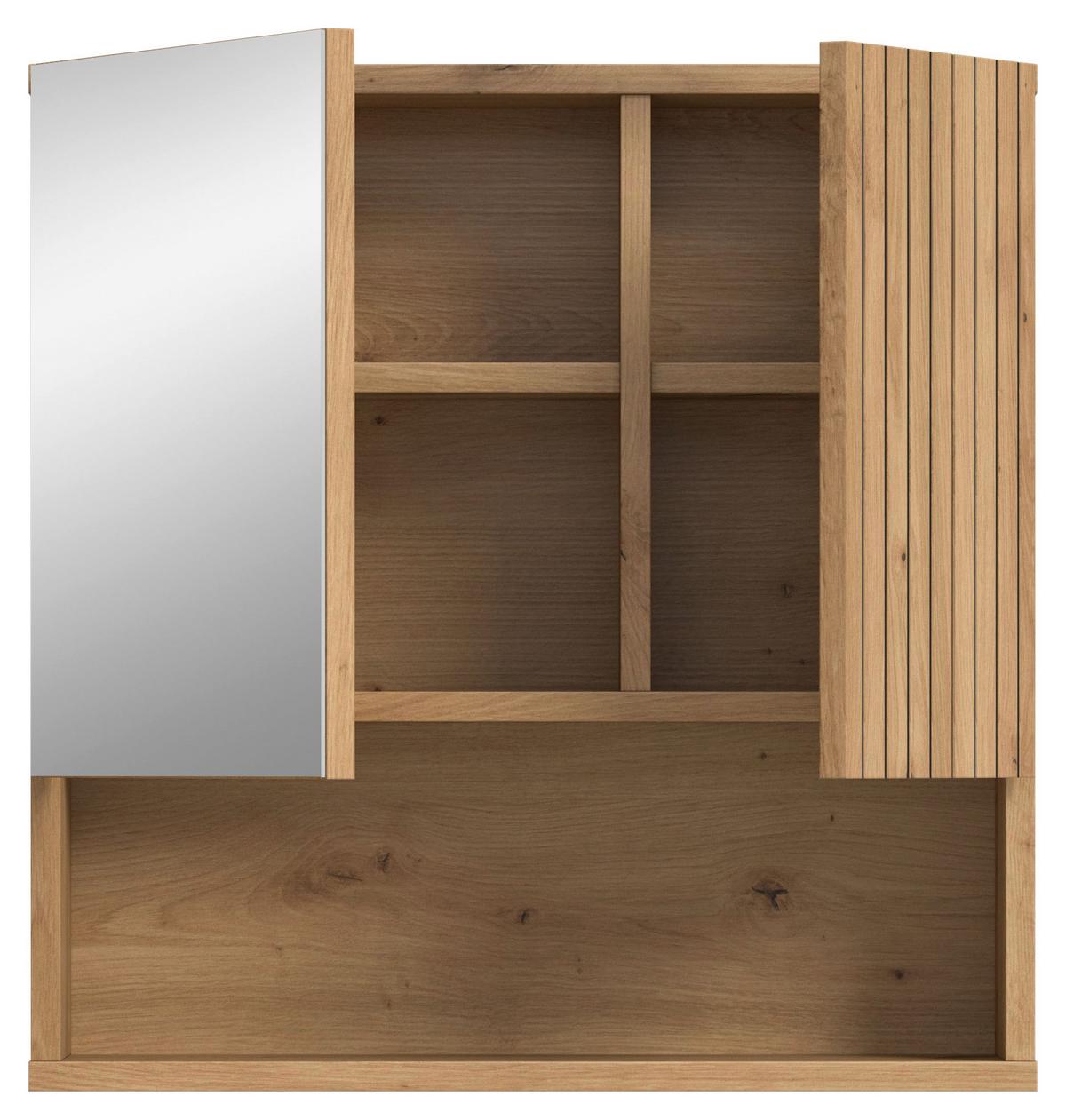 Spiegelschrank Mone Eiche Artisan B: 60cm - Eiche Artisan, Basics, Holzwerkstoff (60/55/17cm) - MID.YOU