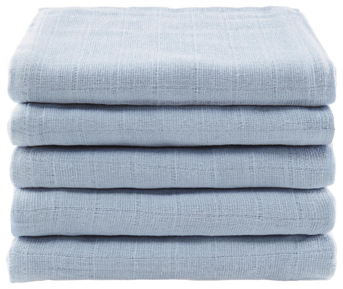 Textilpelenka Kb. 60/60cm - kék, Konventionell, textil (60/60cm) - Ondega