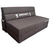 Schlafsofa Minecraft - Grau, MODERN, Textil (119/80/80-200cm) - Minecraft