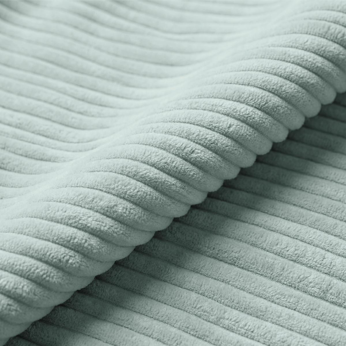 Rohová sedačka PEDRO, levá, šalvějově zelený manšestr - černá/šalvějově zelená, Moderní, textil/plast (190/300cm) - Mömax
