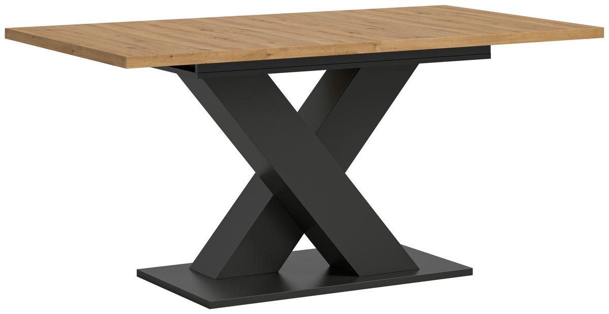 Ausziehtisch Marlon 150 Az Artisan Auf 190 Cm Ausziehbar - Eiche Artisan/Grau, Trend, Holzwerkstoff (150-190/90/75cm)