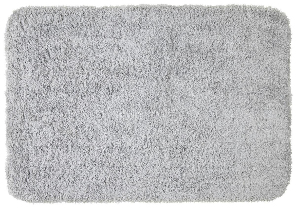 Kúpeľňová predložka Chris, 60/90cm, strieborná - sivá, textil (60/90cm) - Premium Living