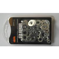 Unterlegscheiben Verschiedene Größen: M4/m6/m8/m10, 51--Teilig. - Basics, Metall (13/7,5/2cm)