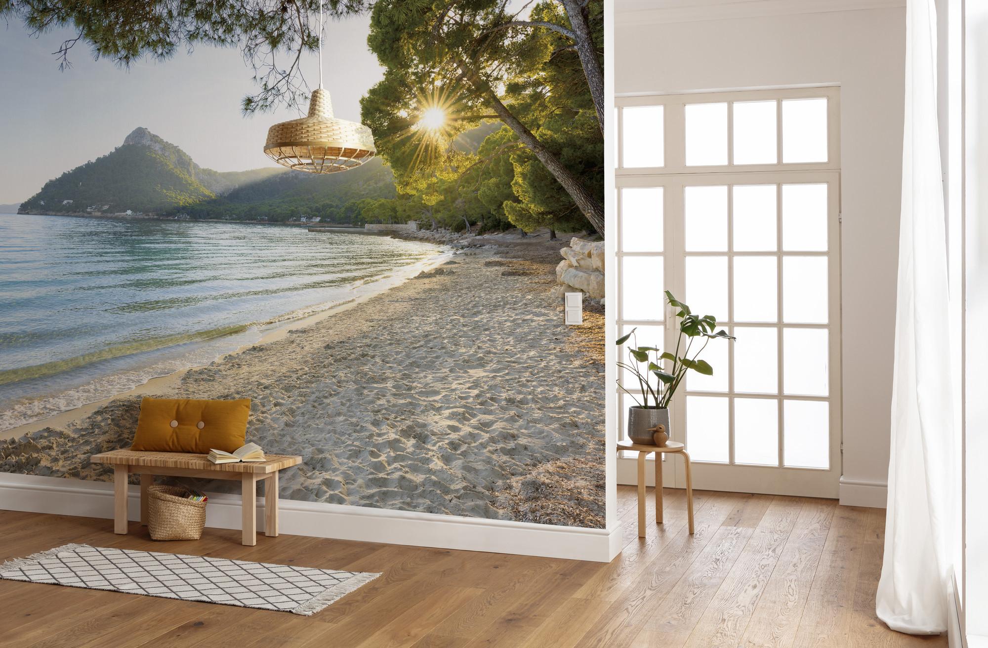 Fototapete Lonely Paradise - Multicolor, Trend, Textil (450/280cm)