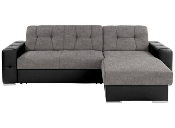 Wohnlandschaft in L-Form Fulton 260x160cm - Chromfarben/Schwarz, Basics (260/160cm) Wohnlandschaft in L-Form Fulton 260x160cm - Chromfarben/Schwarz, Basics (260/160cm)