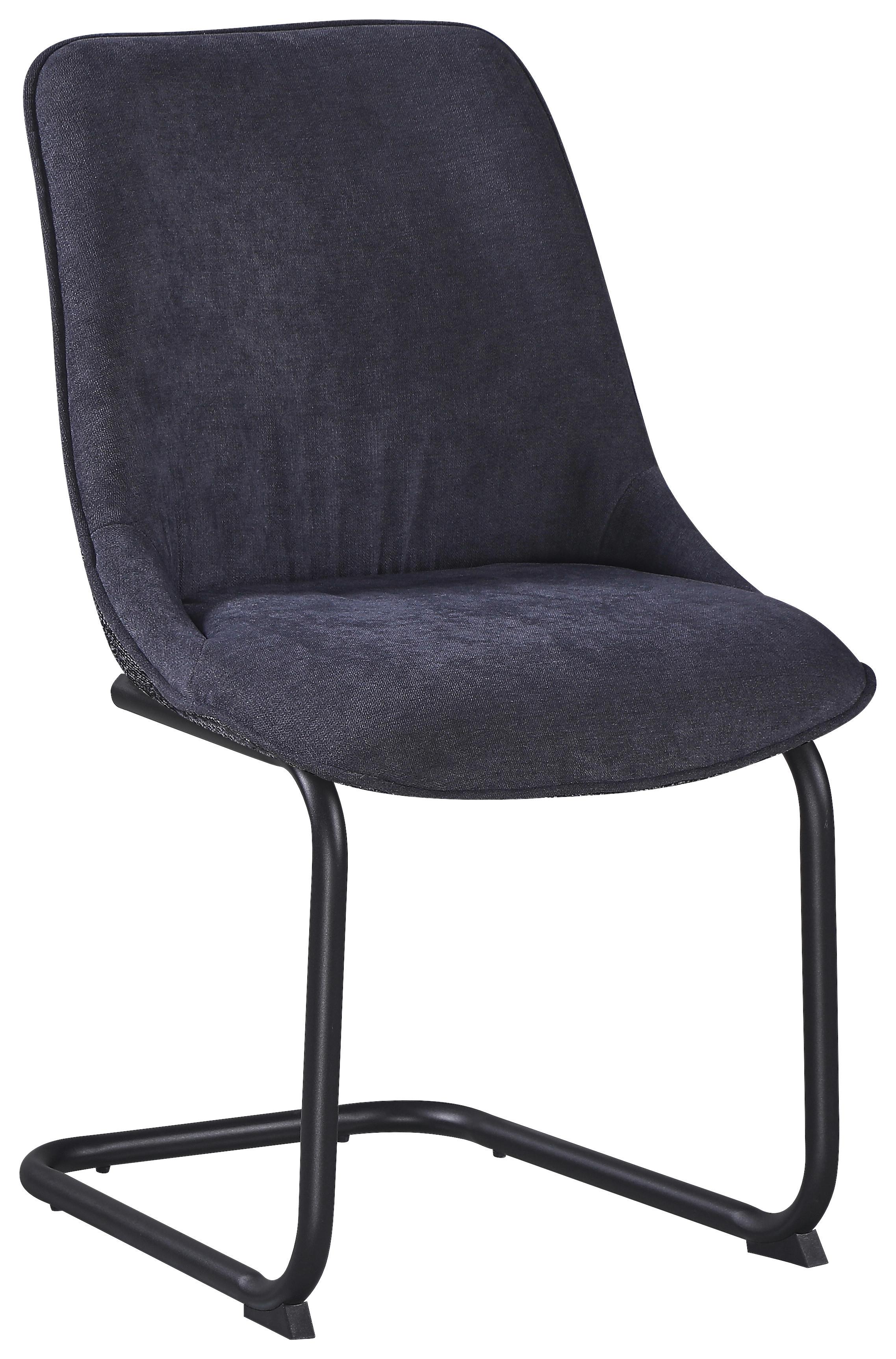 ŽIDLE NOVA - šedá/černá, Moderní, kov/textil (51/86/59cm) - Premium Living