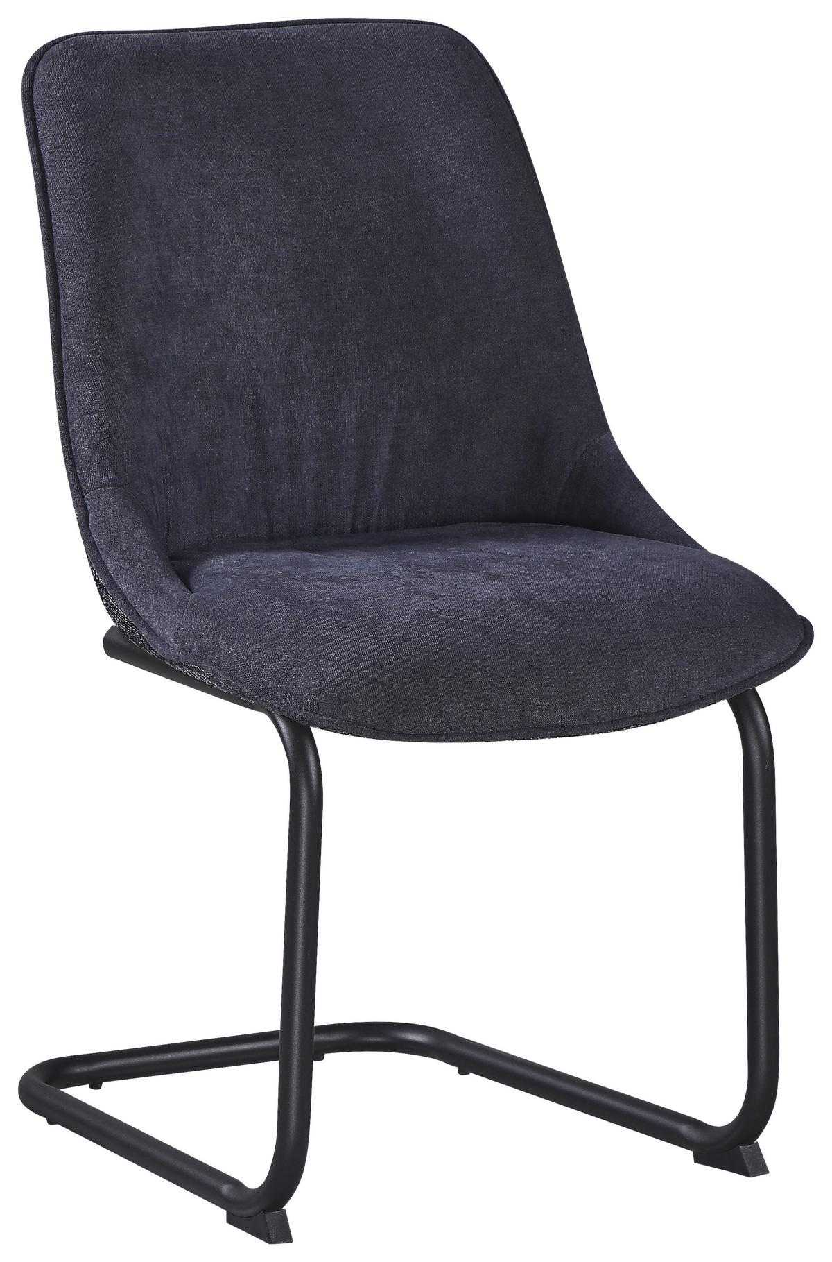 ŽIDLE NOVA - šedá/černá, Moderní, kov/textil (51cm) - Premium Living