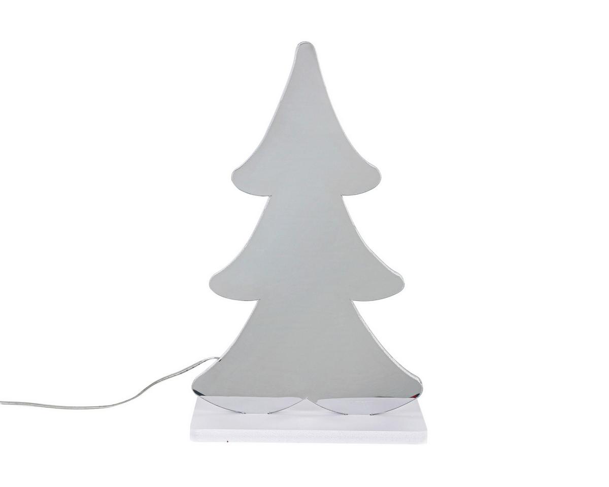 Led-dekoleuchte Tree - Chromfarben/Weiß, Basics, Kunststoff (18/12/30cm) - James Wood