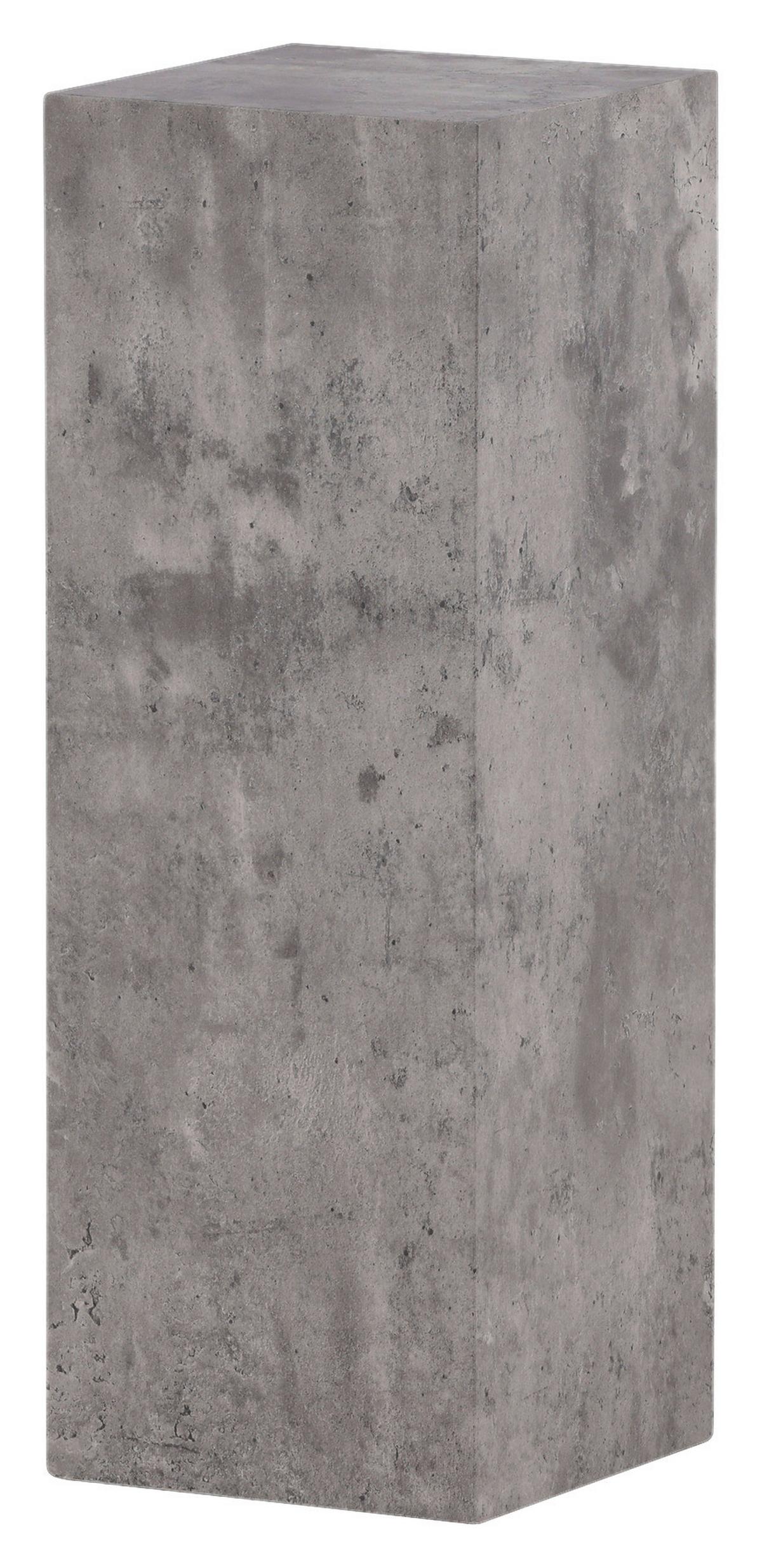 Beistelltisch Ramsvik - Grau, Design, Holz (23/23/65cm) - Livetastic