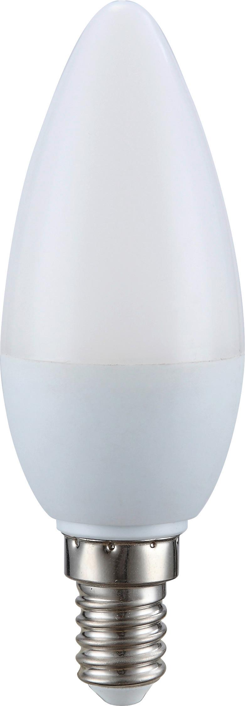 LED žiarovka E14, max. 3 Watt, 5 ks/bal. - biela, plast (3,7/10cm) - Mömax