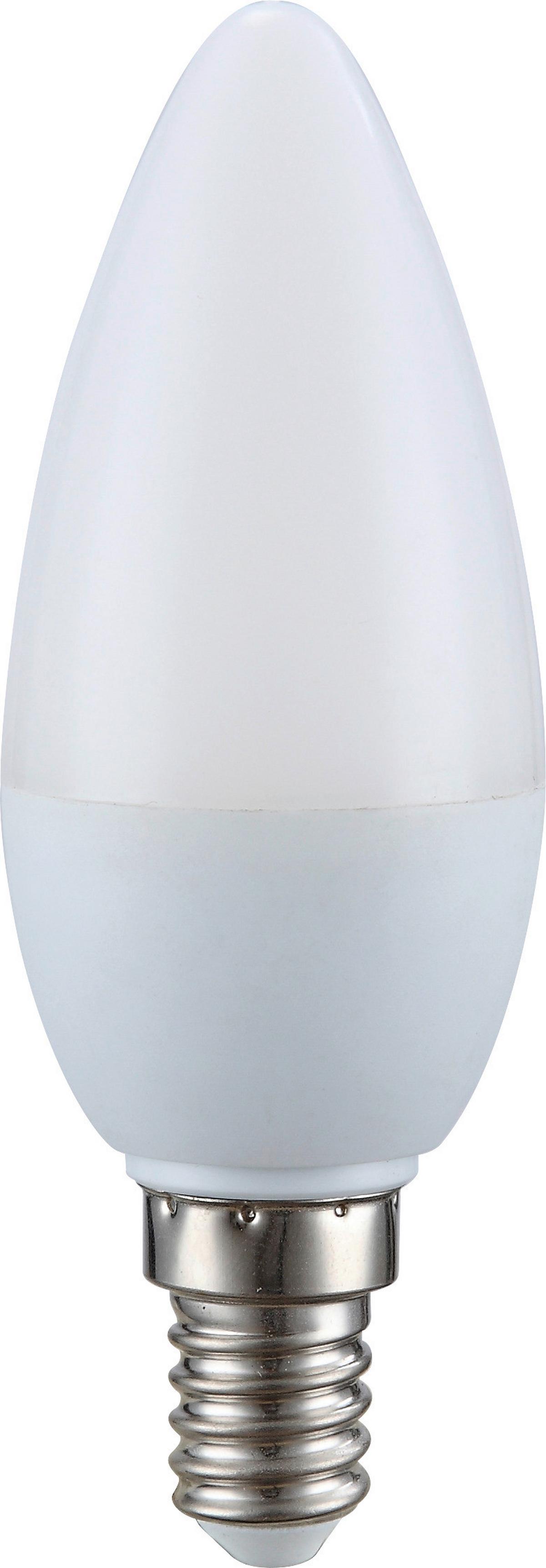LED žiarovka E14, max. 3 Watt, 5 ks/bal. - biela, plast (3,7/10cm) - Mömax